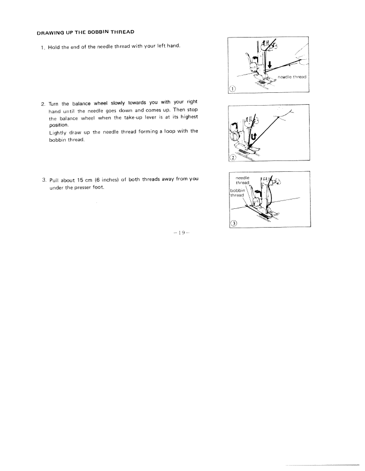 SINGER W1422 User Manual | Page 23 / 42