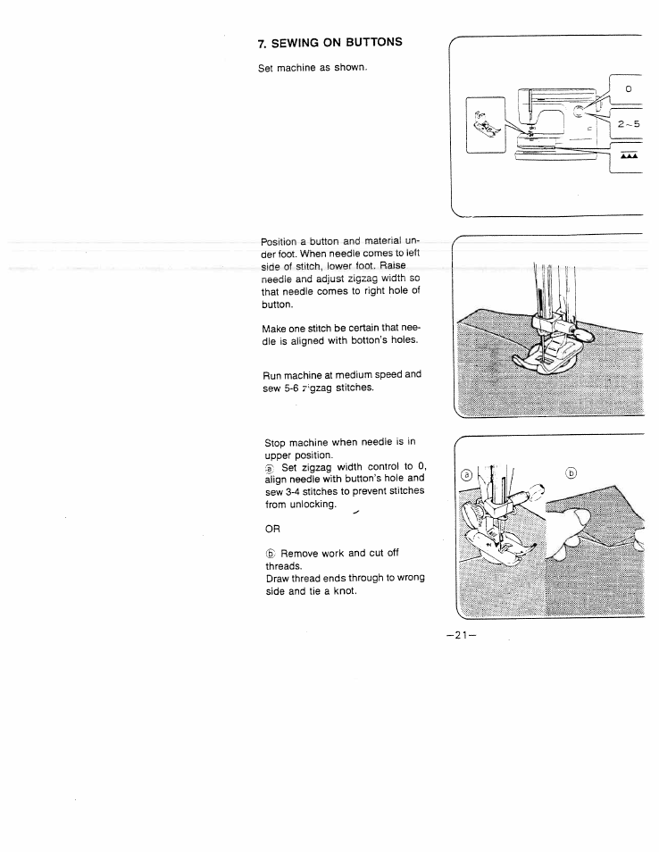 SINGER W1523 User Manual | Page 23 / 30