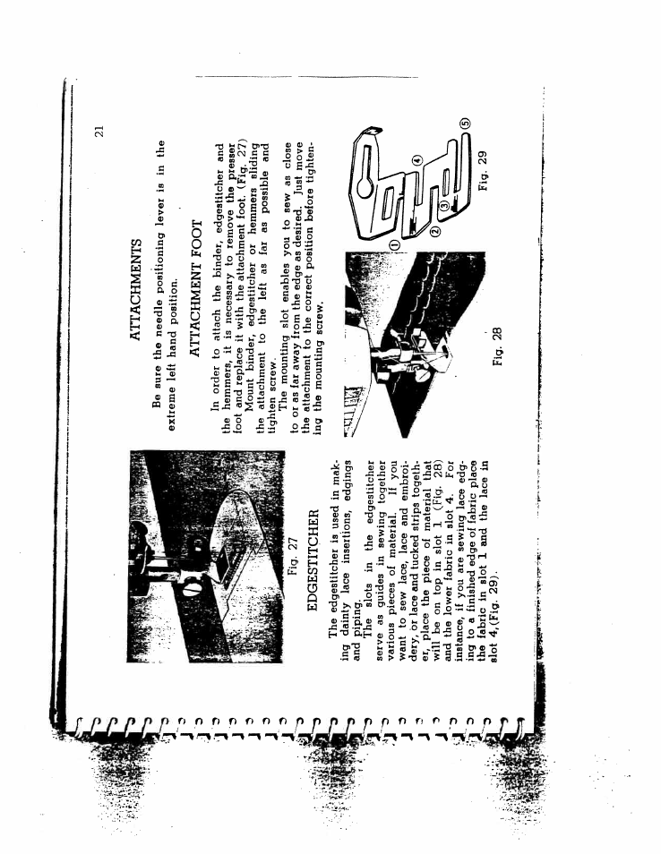 SINGER W164 User Manual | Page 23 / 41