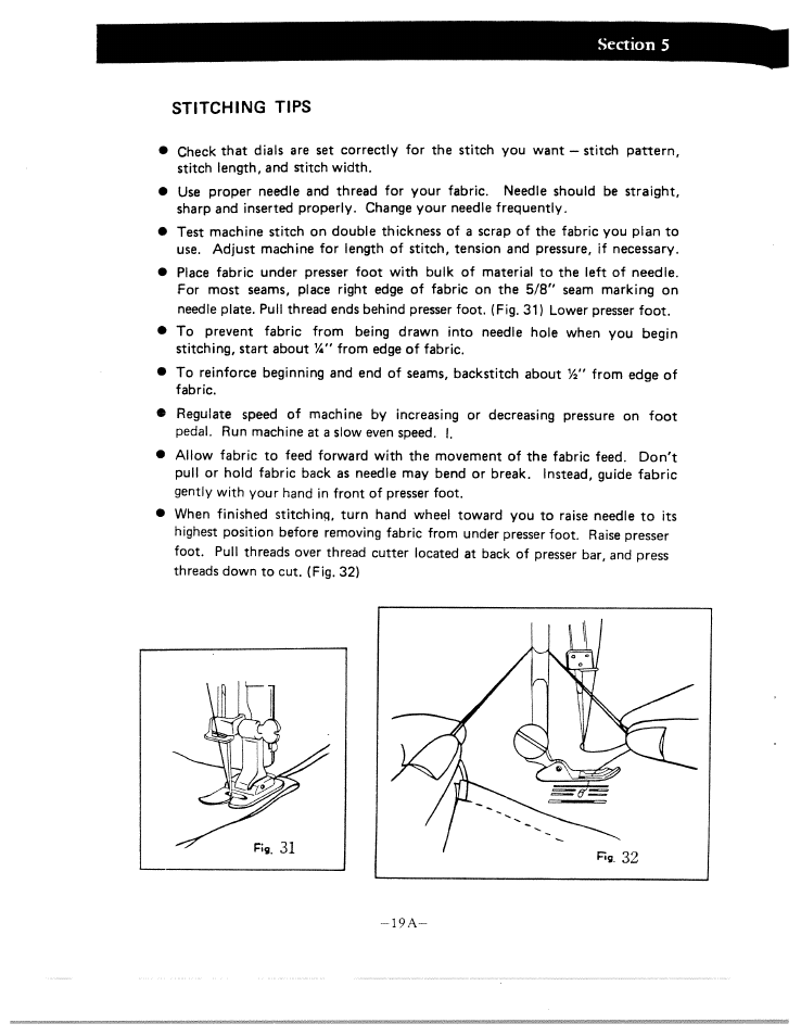 Stitching tips | SINGER W1640 User Manual | Page 22 / 34