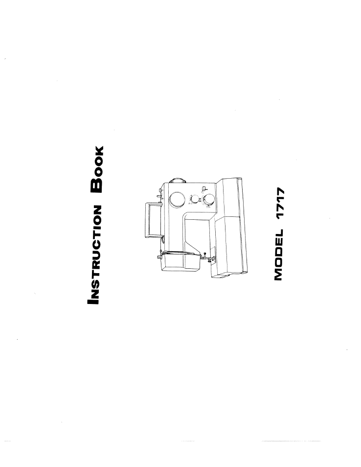 SINGER W1717 User Manual | 27 pages