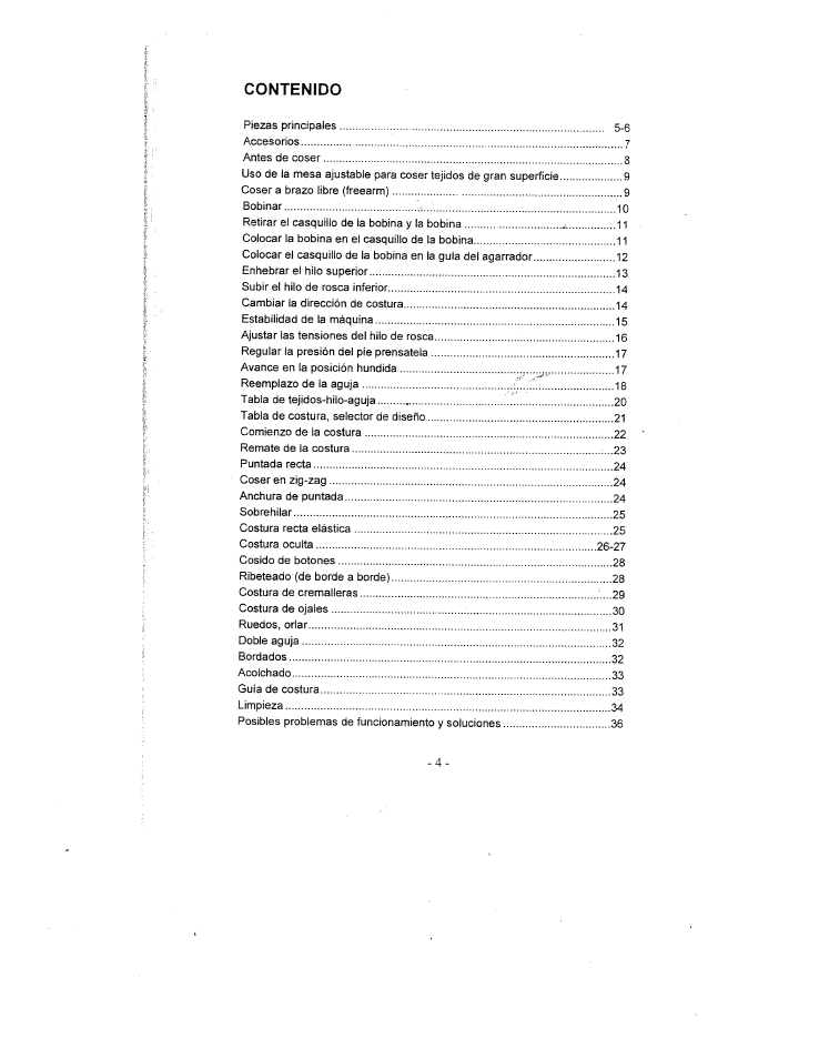 SINGER W1735 User Manual | Page 4 / 36