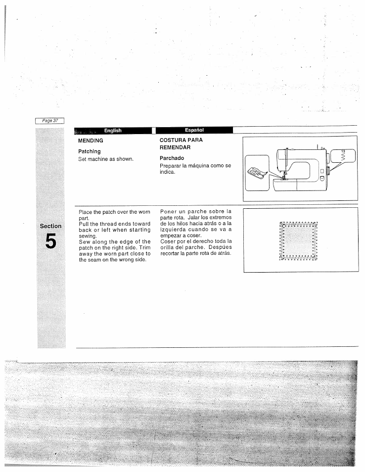Mending | SINGER W1955 User Manual | Page 42 / 55
