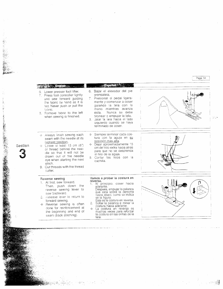 SINGER W4042 User Manual | Page 23 / 68