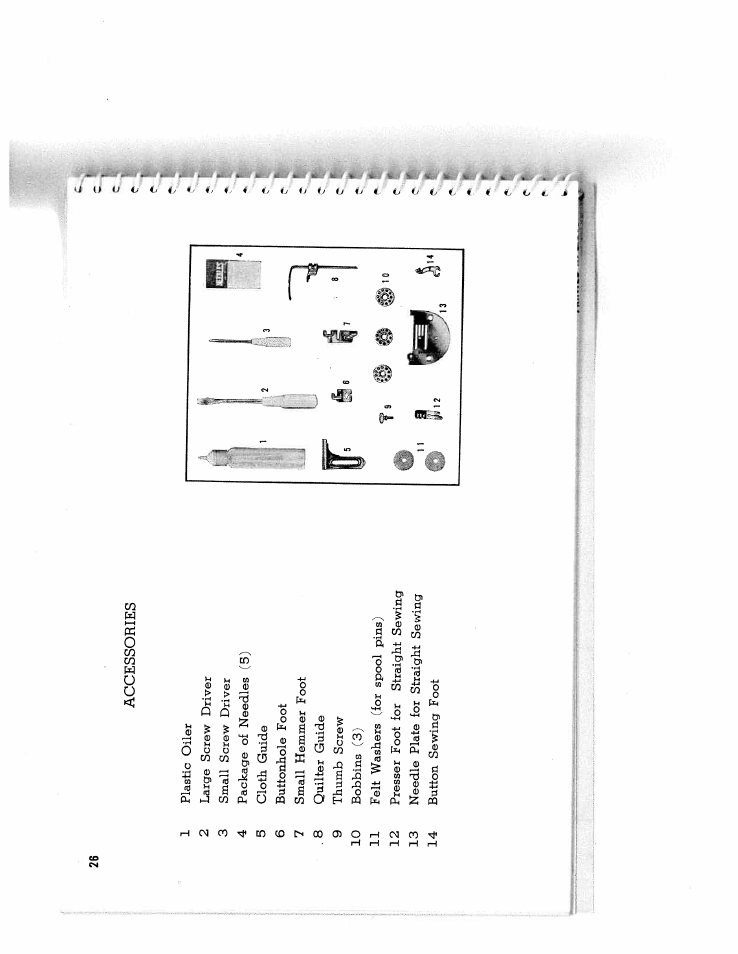 Accessories | SINGER W5135 User Manual | Page 28 / 28