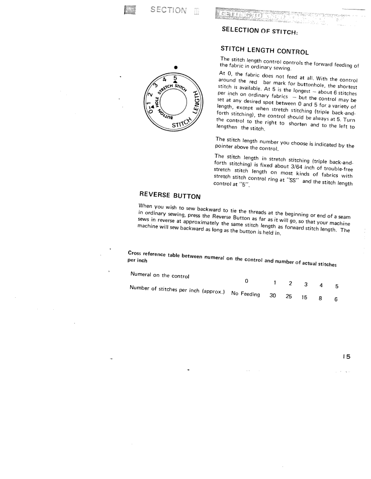 Fta’h «chi'„7t taerrotal«"* 7 | SINGER W910 User Manual | Page 15 / 41