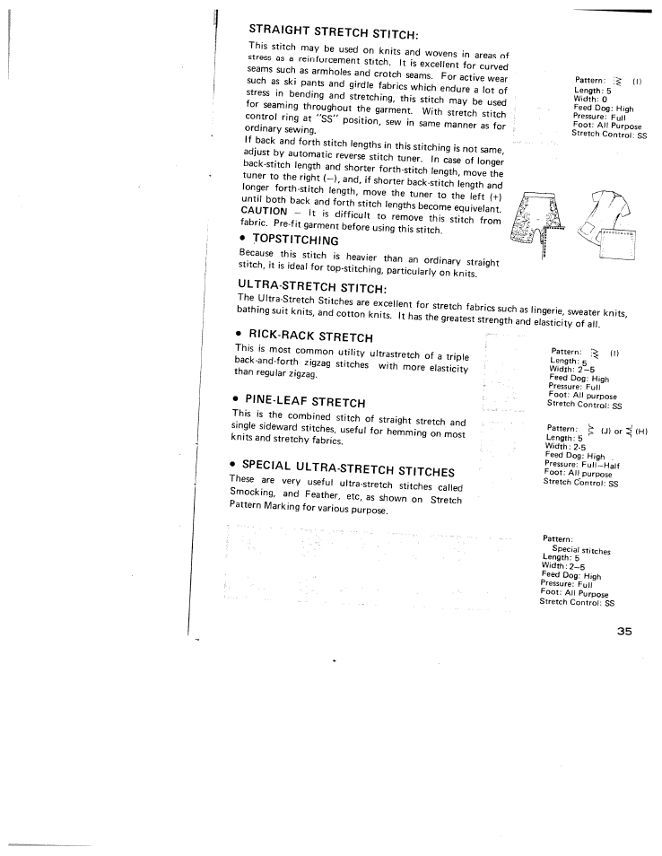 Ntrr si ,17 fit | SINGER W910 User Manual | Page 35 / 41