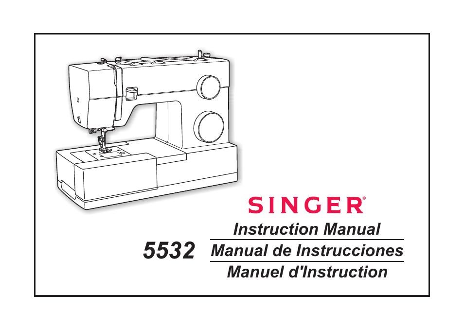 SINGER 5532 HEAVY DUTY STUDIO User Manual | 67 pages