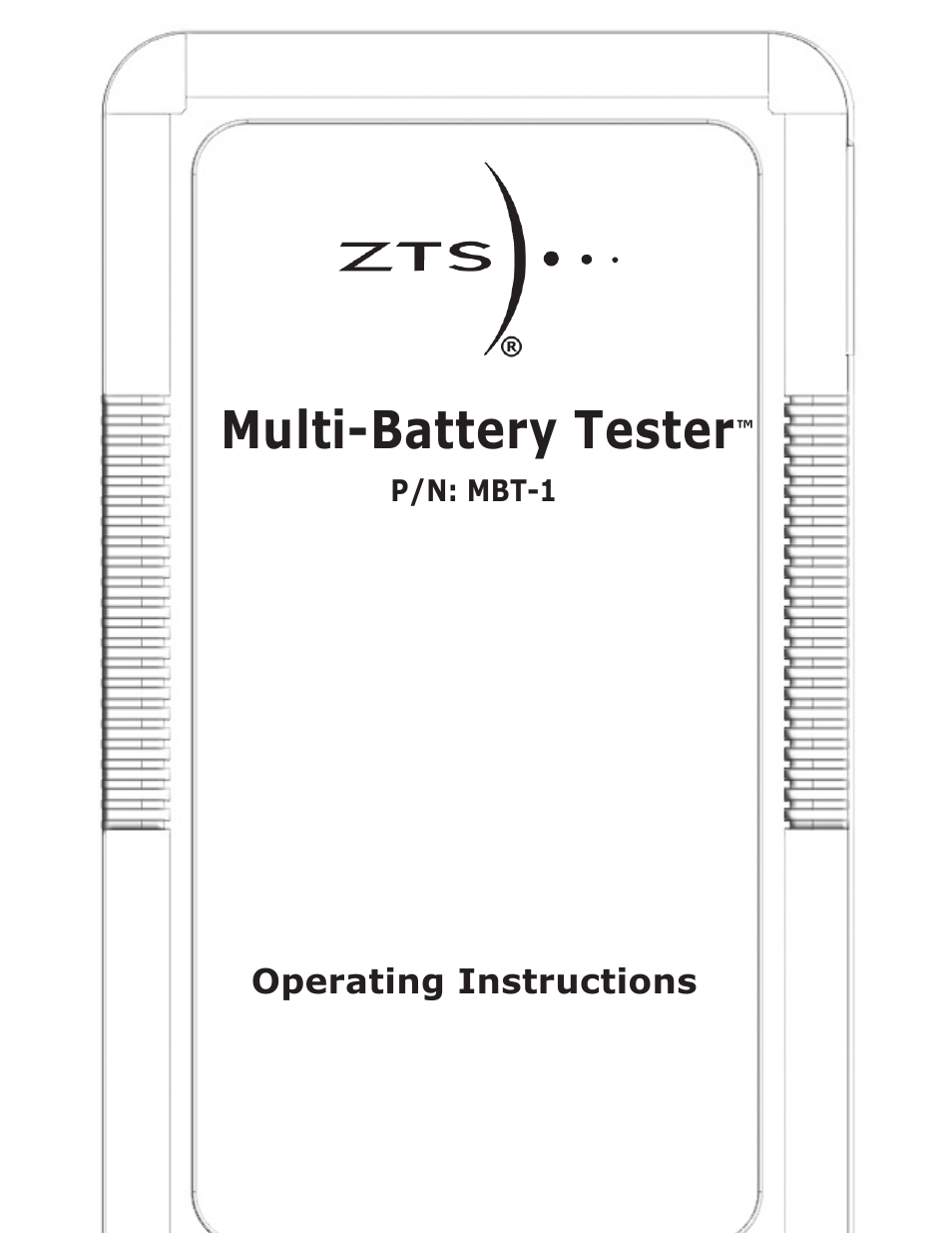 ZTS MBT-1 User Manual | 6 pages