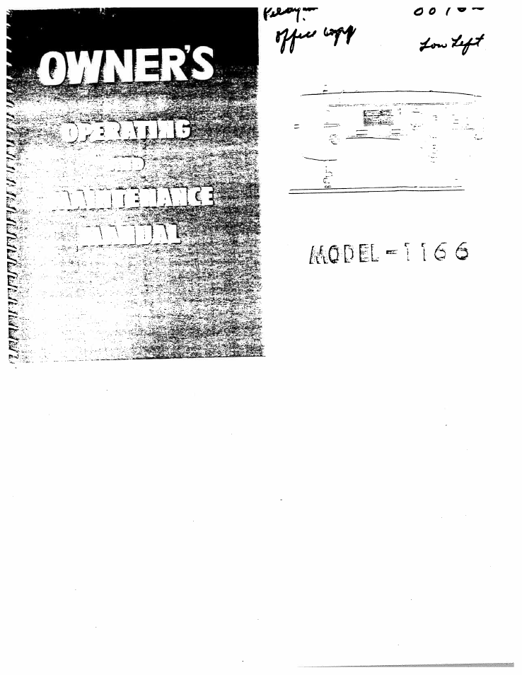 SINGER W1166 User Manual | 48 pages