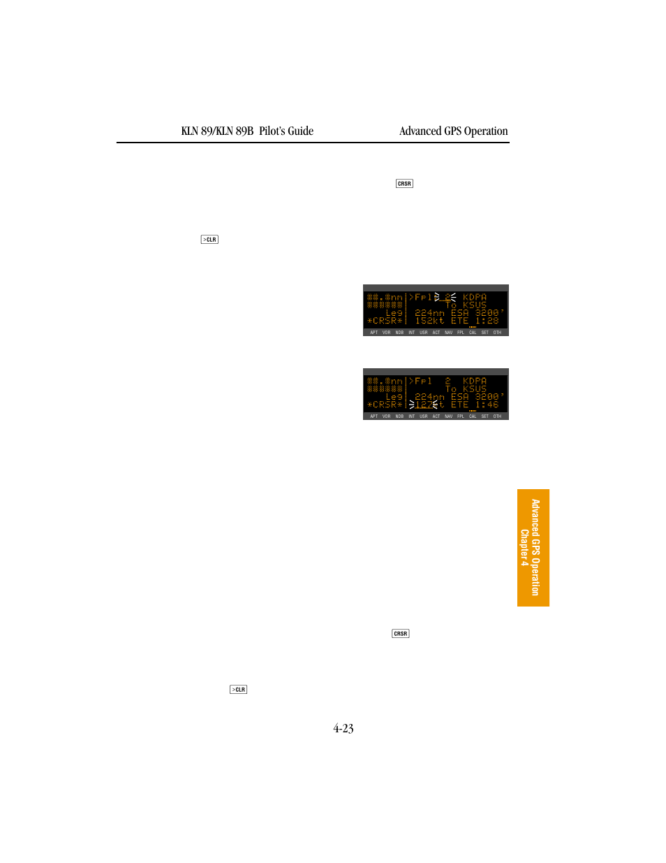 BendixKing KLN 89B - Pilots Guide User Manual | Page 134 / 246