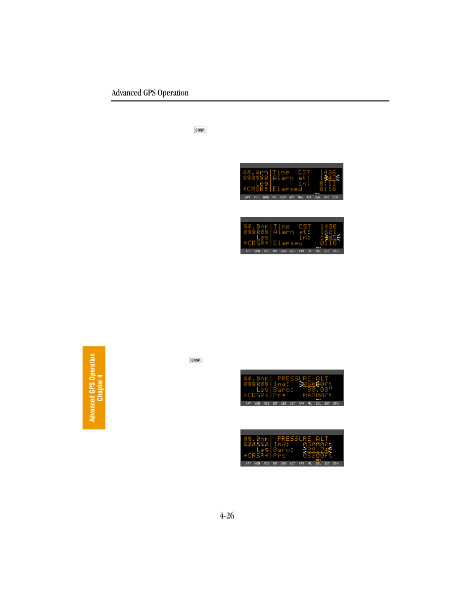 Advanced gps operation 4-26 | BendixKing KLN 89B - Pilots Guide User Manual | Page 137 / 246