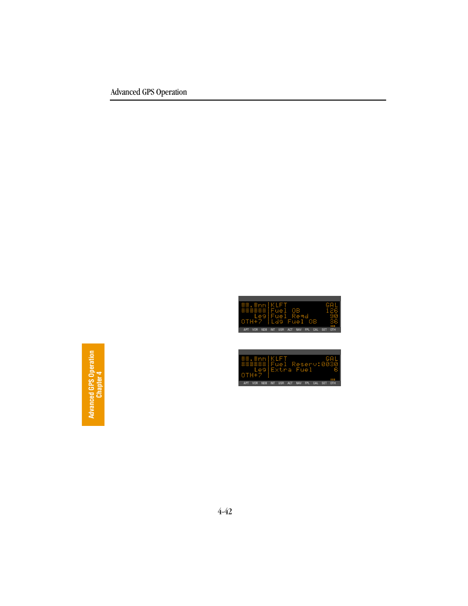 Advanced gps operation 4-42 | BendixKing KLN 89B - Pilots Guide User Manual | Page 153 / 246