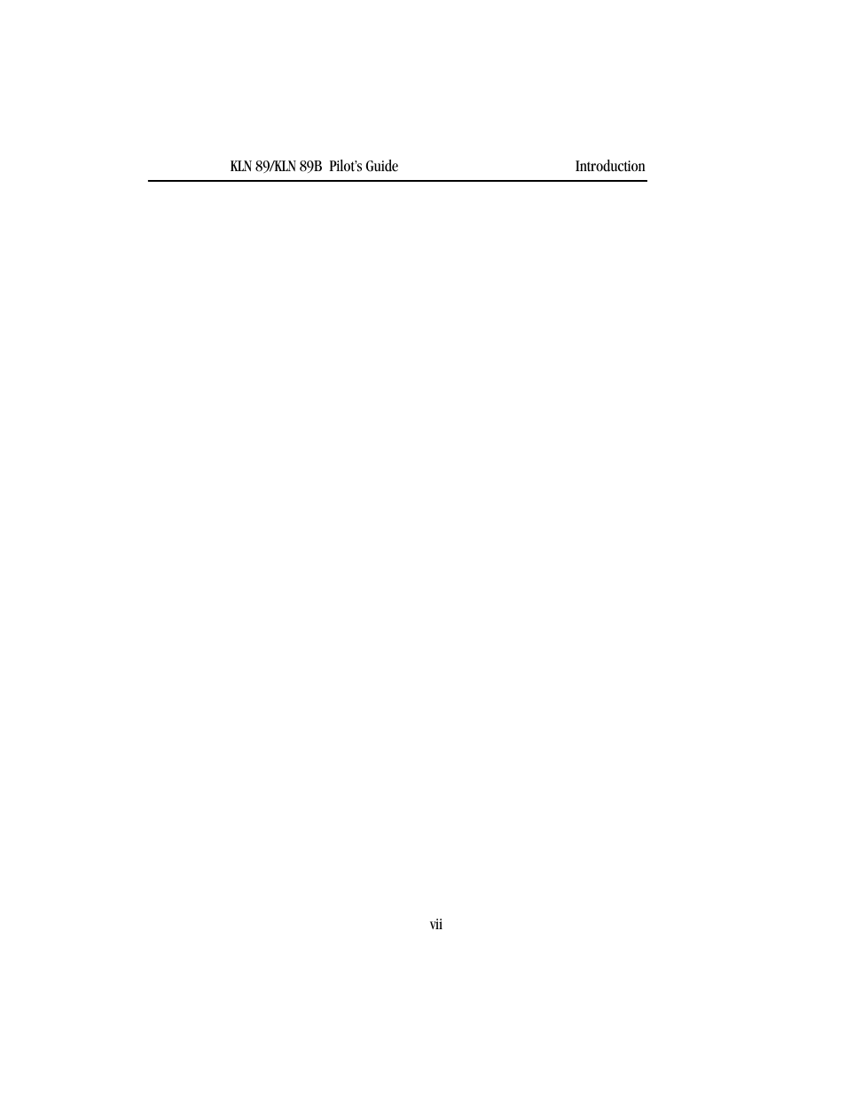 BendixKing KLN 89B - Pilots Guide User Manual | Page 21 / 246