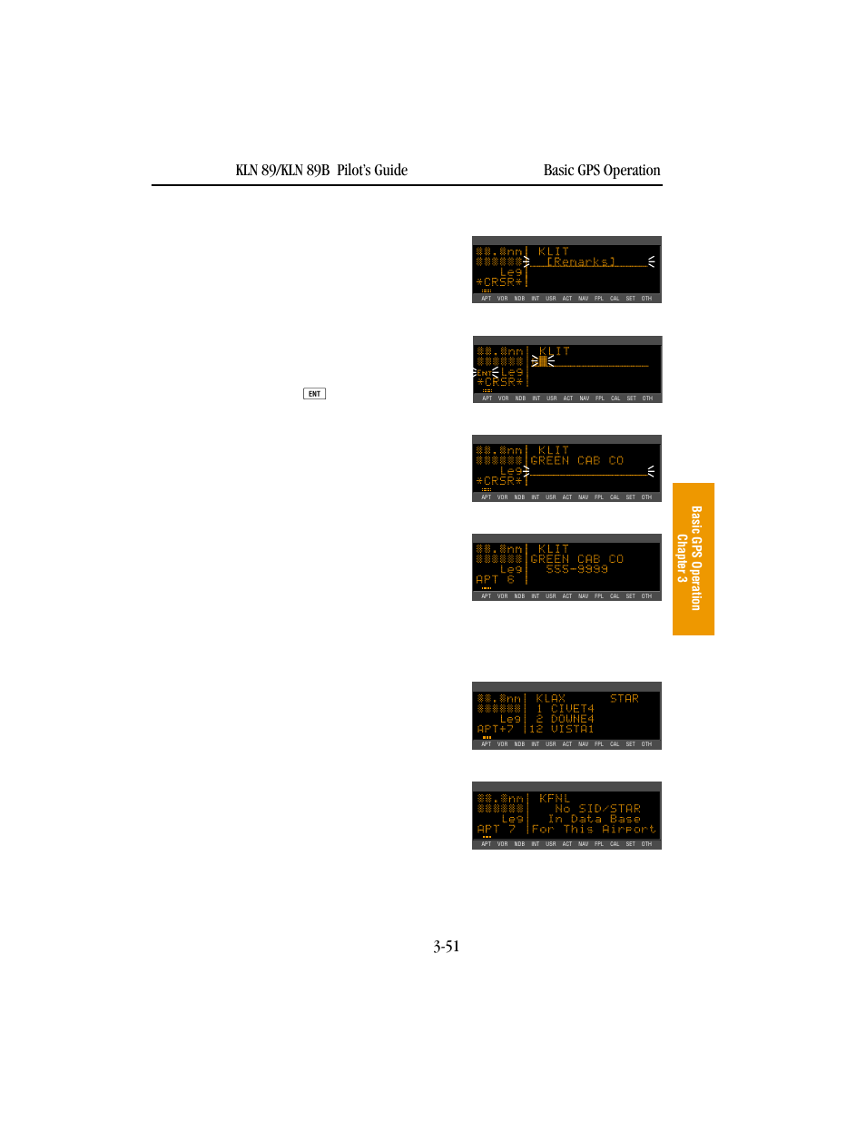 BendixKing KLN 89B - Pilots Guide User Manual | Page 88 / 246