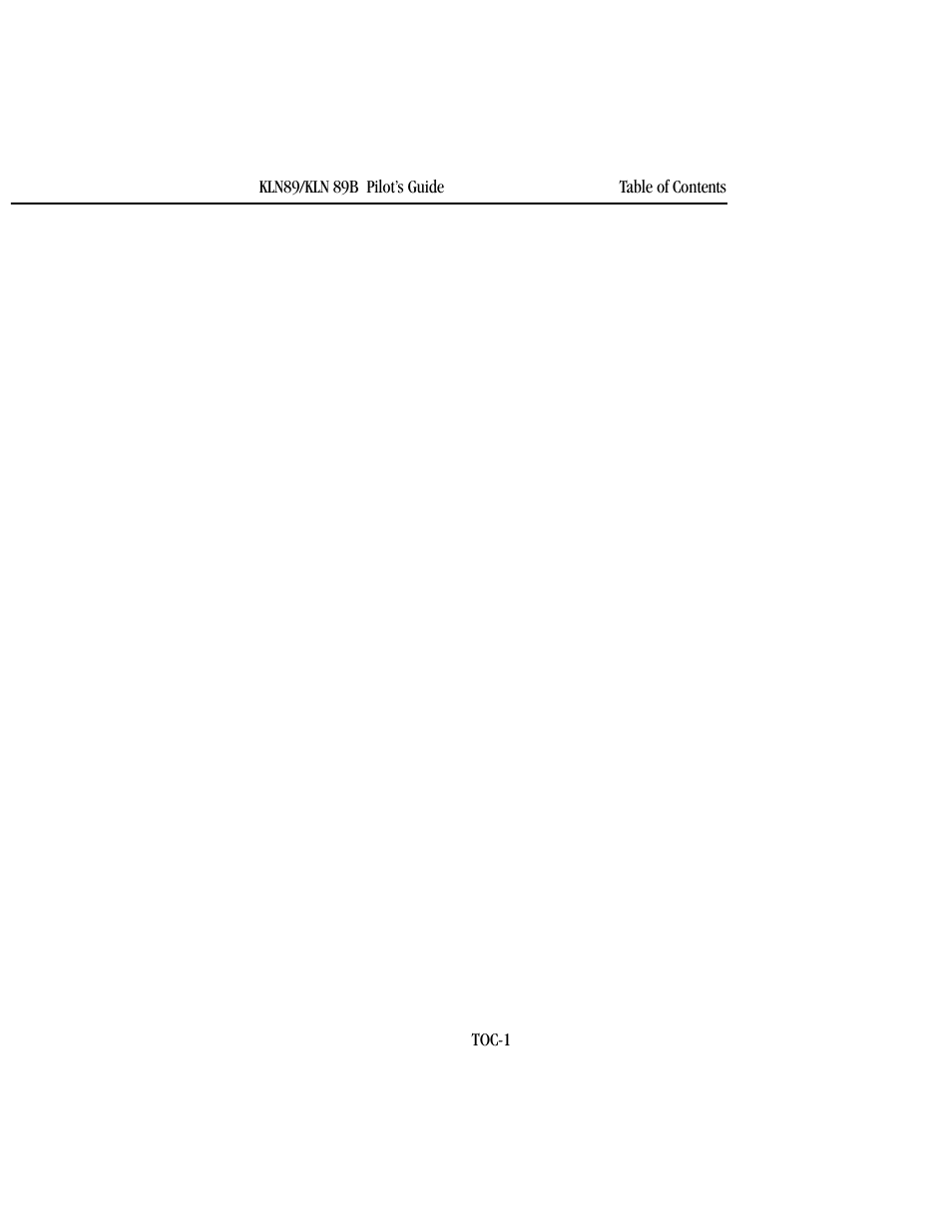 BendixKing KLN 89B - Pilots Guide User Manual | Page 9 / 246