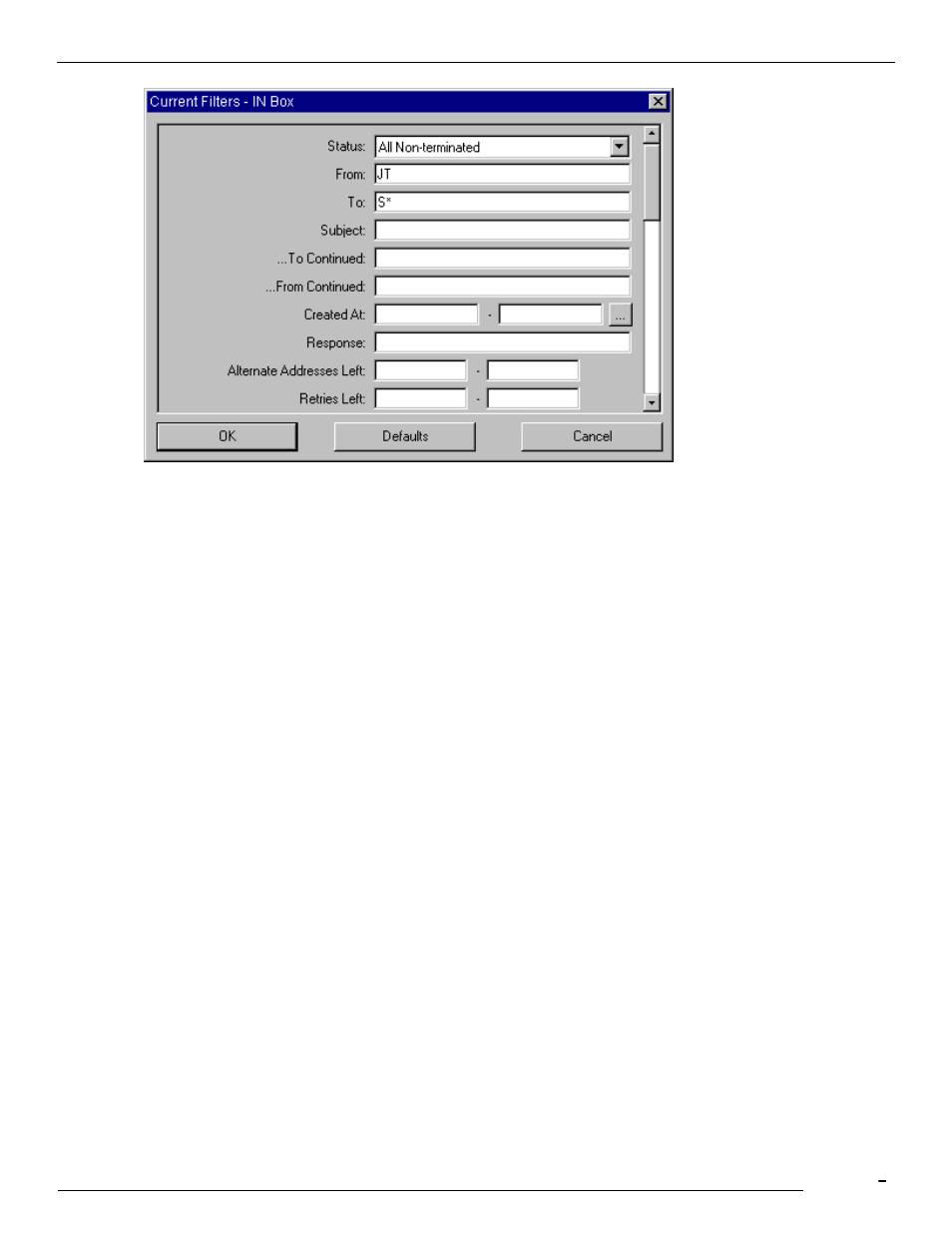 2 view settings dialog box | Kofax Communication Server 9.1.1 User Manual | Page 69 / 114