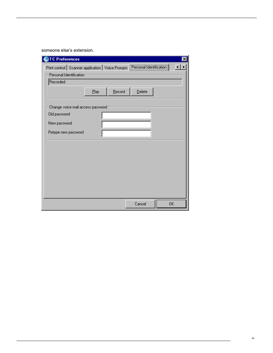 2 personal identification, 3 speech profiles | Kofax Communication Server 9.1.1 User Manual | Page 95 / 114