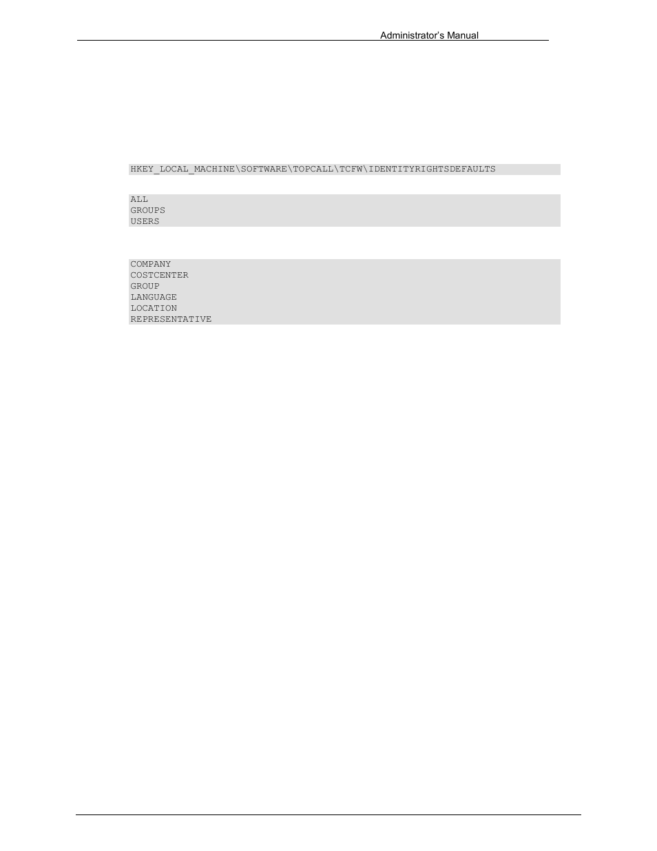 1 setting default identity rights | Kofax Communication Server 9.2.0 User Manual | Page 57 / 203