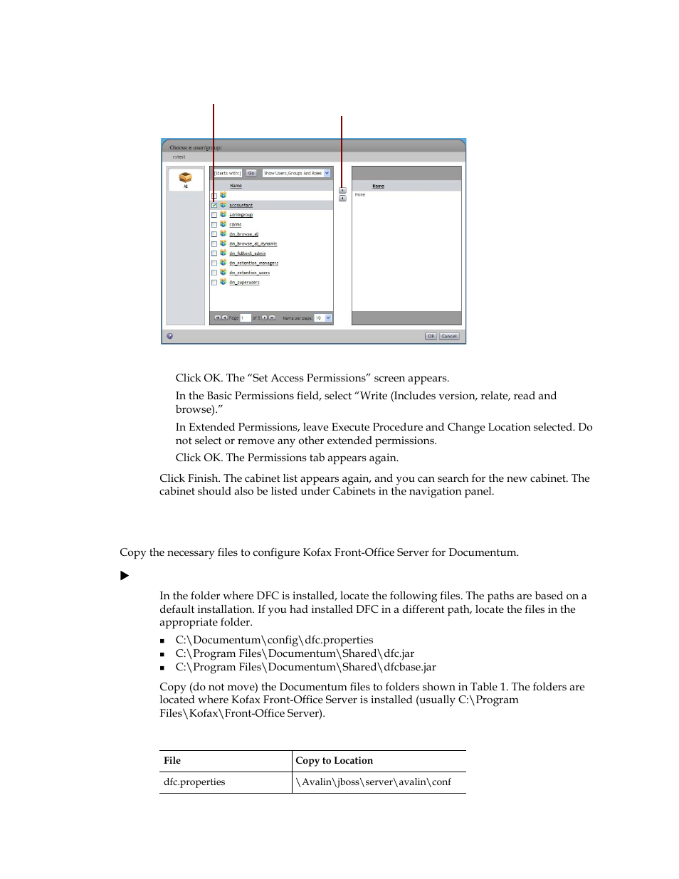 Configuring kofax front-office server | Kofax Front-Office Server 2.7 User Manual | Page 8 / 10