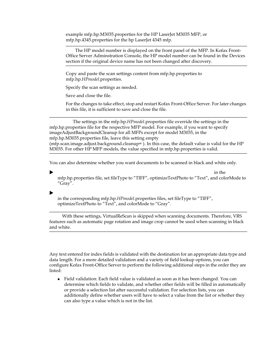 Using custom validation | Kofax Document Exchange Server 2.5 User Manual | Page 17 / 20