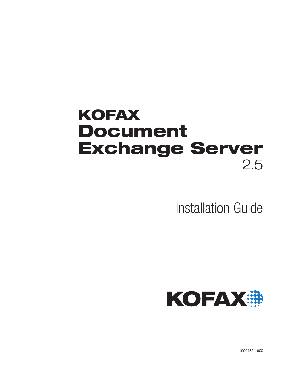 Kofax Document Exchange Server 2.5 User Manual | 24 pages