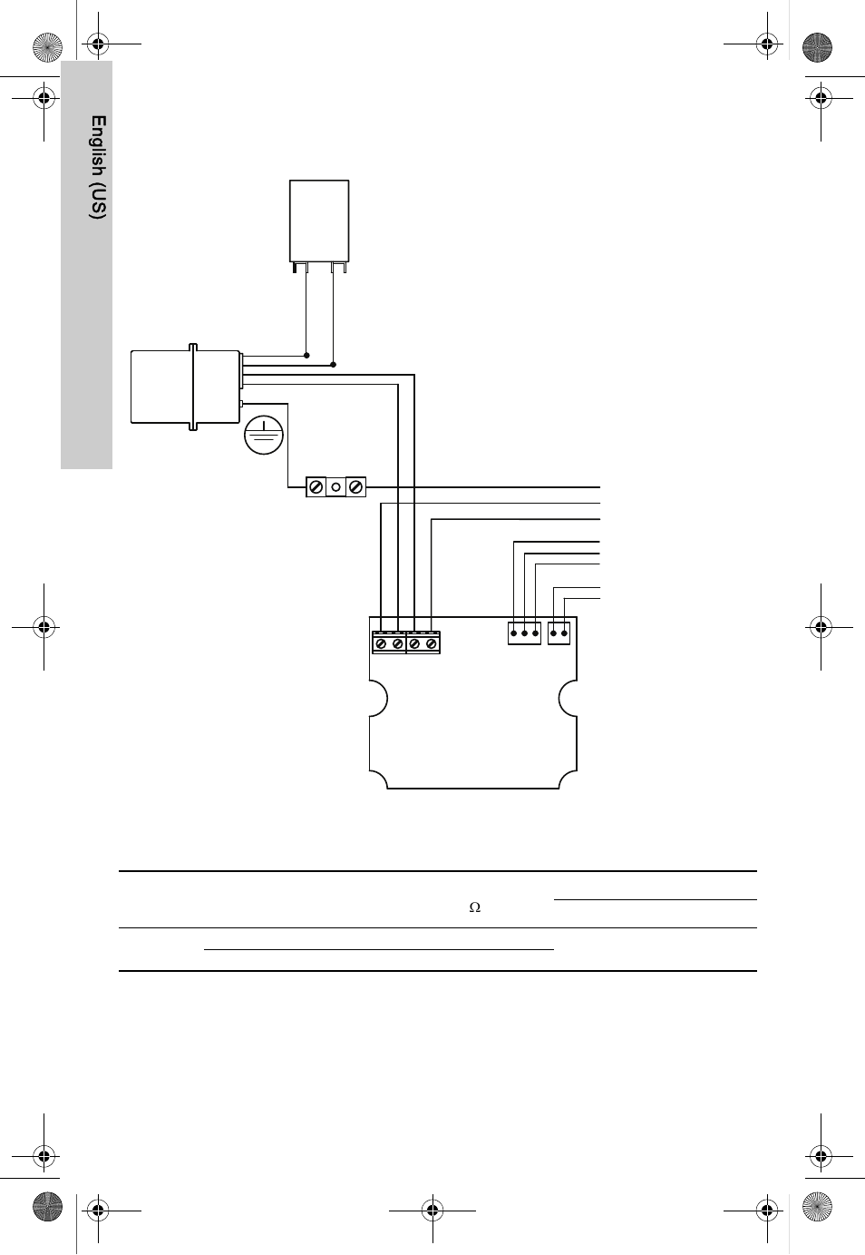 Wiring diagram, Winding resistance measurement, English (us) | AXEON Grundfos MQ-Series User Manual | Page 12 / 68