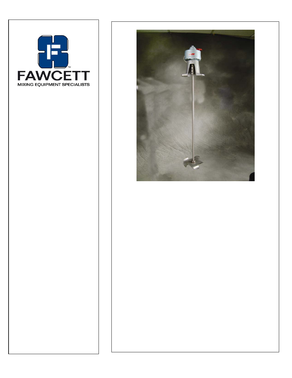 Fawcett PMC 122GR User Manual | 9 pages