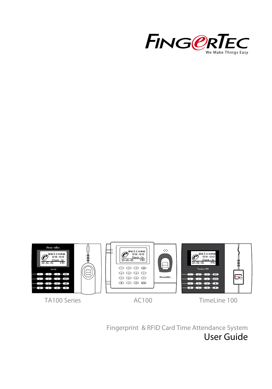 FingerTec AC100 User Manual | 36 pages