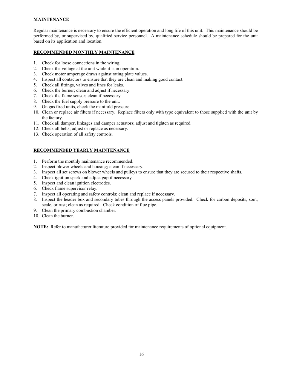 Maintenance, Routine maintenance | I.C.E. 3 OSDs User Manual | Page 17 / 26