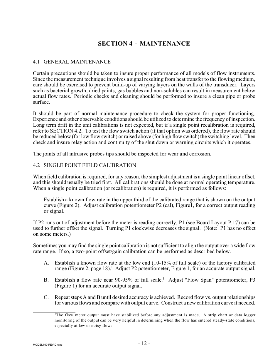 Maintenance | Intek 100 User Manual | Page 14 / 20