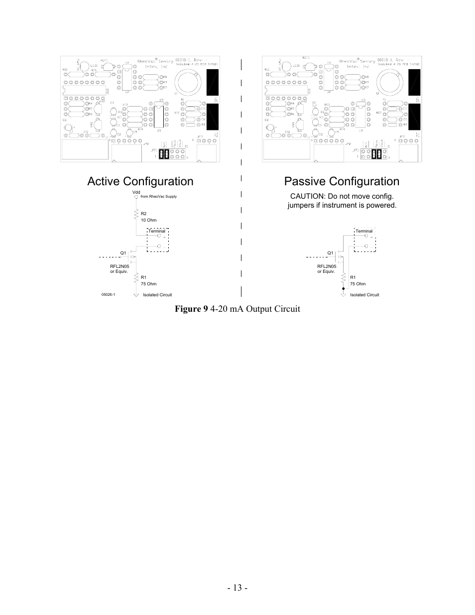 Active configuration passive configuration | Intek RheoVac 950A User Manual | Page 15 / 49