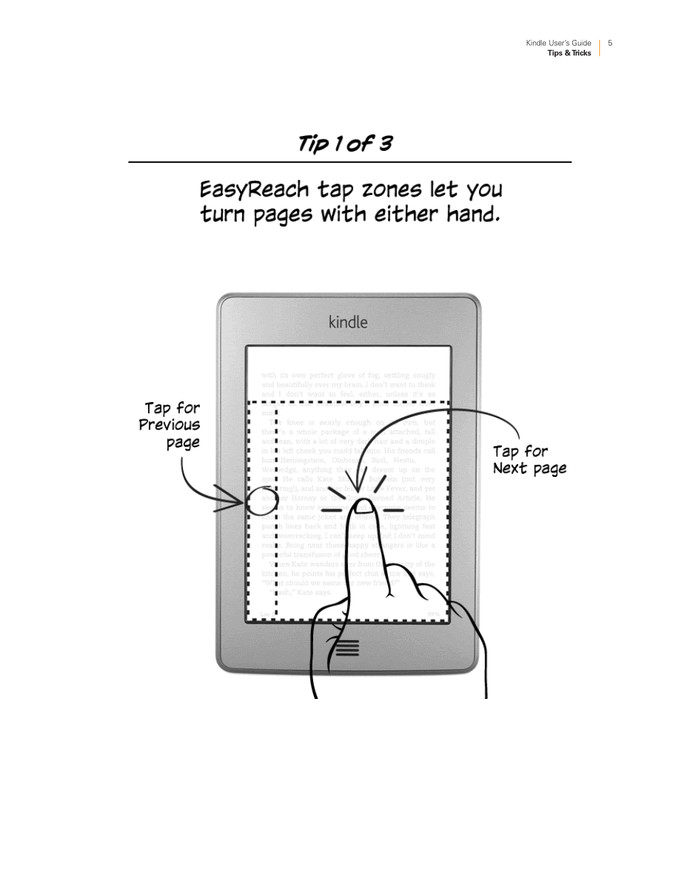 Tips & tricks | Kindle Touch 3G User Manual | Page 5 / 36