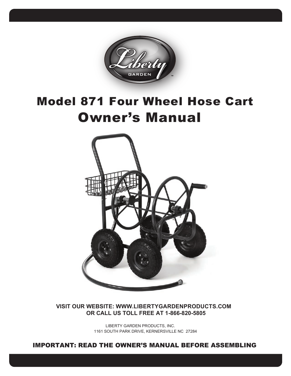 Liberty Garden 871 User Manual | 24 pages