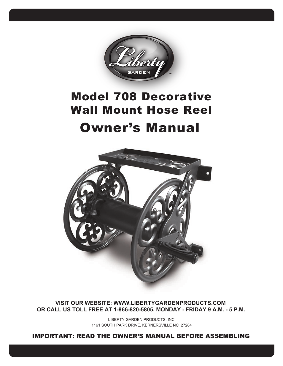 Liberty Garden 708 User Manual | 11 pages