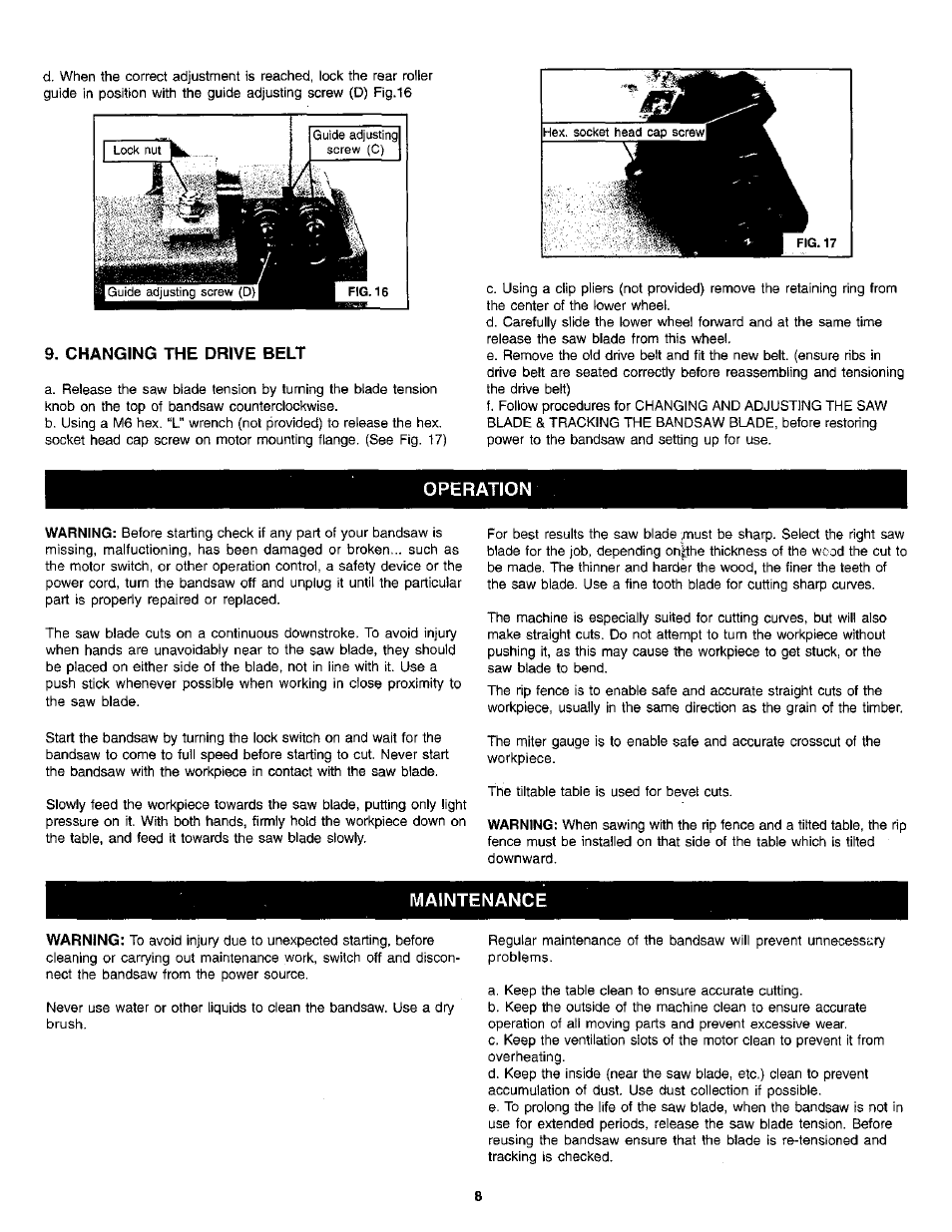 Craftsman 119.214000 User Manual | Page 8 / 20