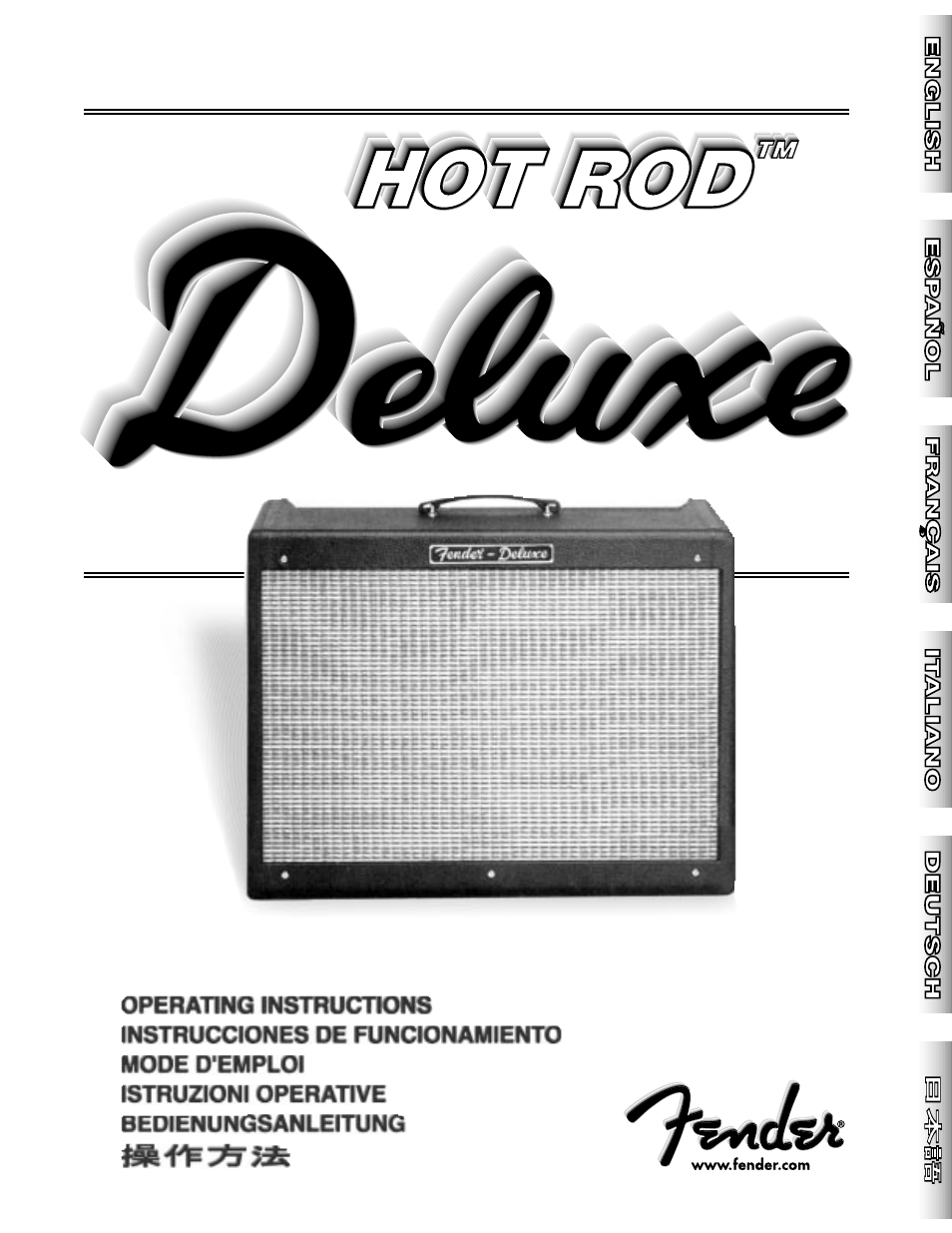 Fender Hot Rod Deluxe User Manual | 20 pages