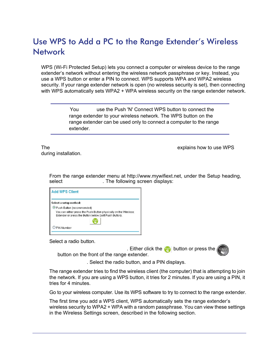 NETGEAR Universal WiFi Range Extender WN2000RPT User Manual | Page 12 / 31