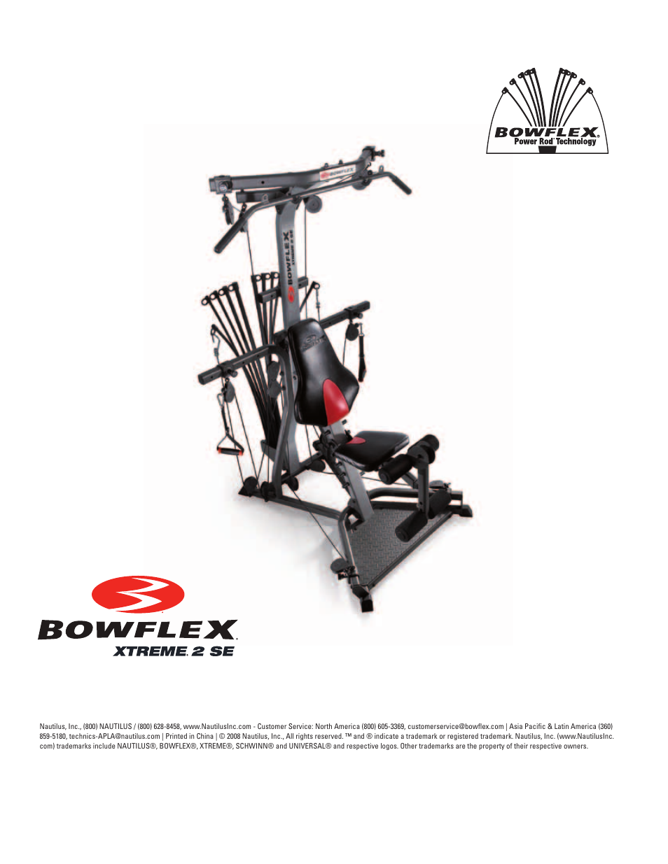 Bowflex Xtreme 2 SE User Manual | Page 28 / 28