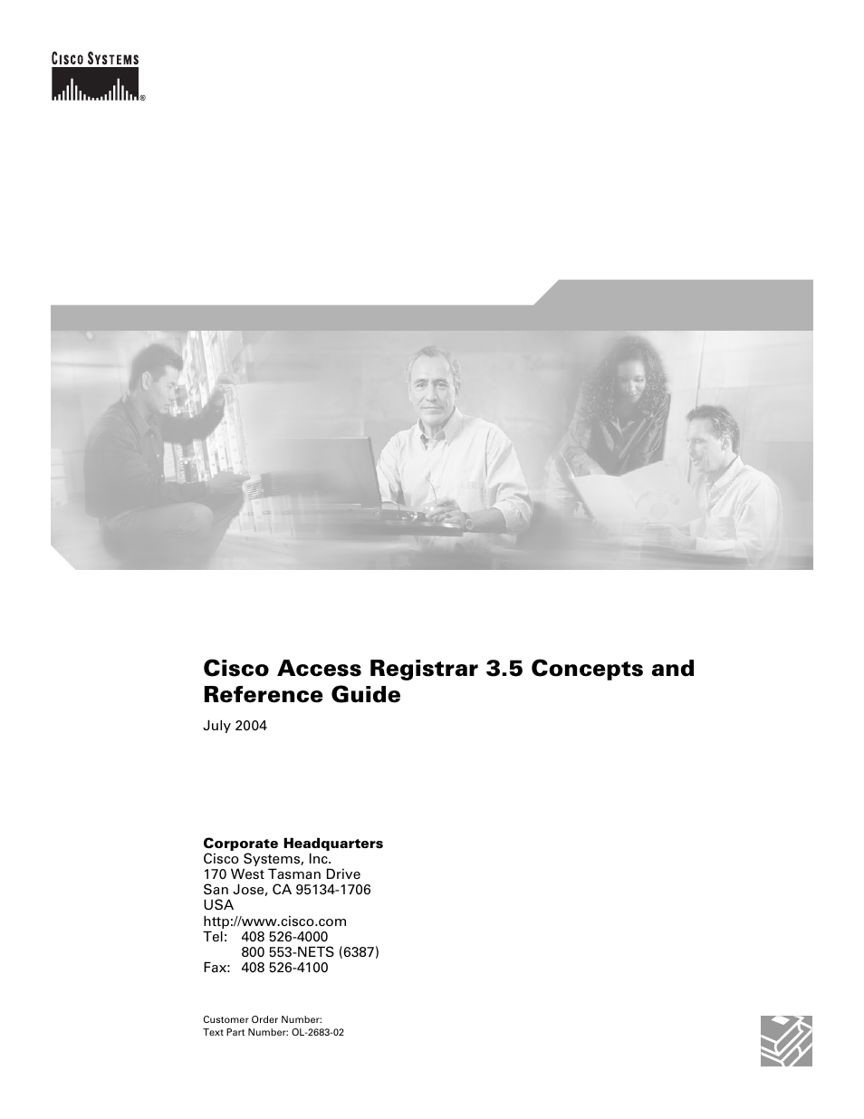 Cisco Cisco Access Registrar 3.5 User Manual | 80 pages