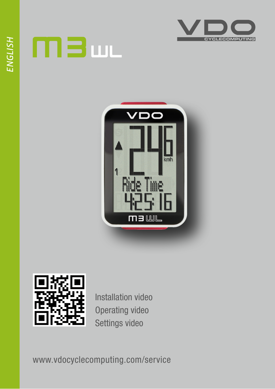 VDO M3WL User Manual | 41 pages