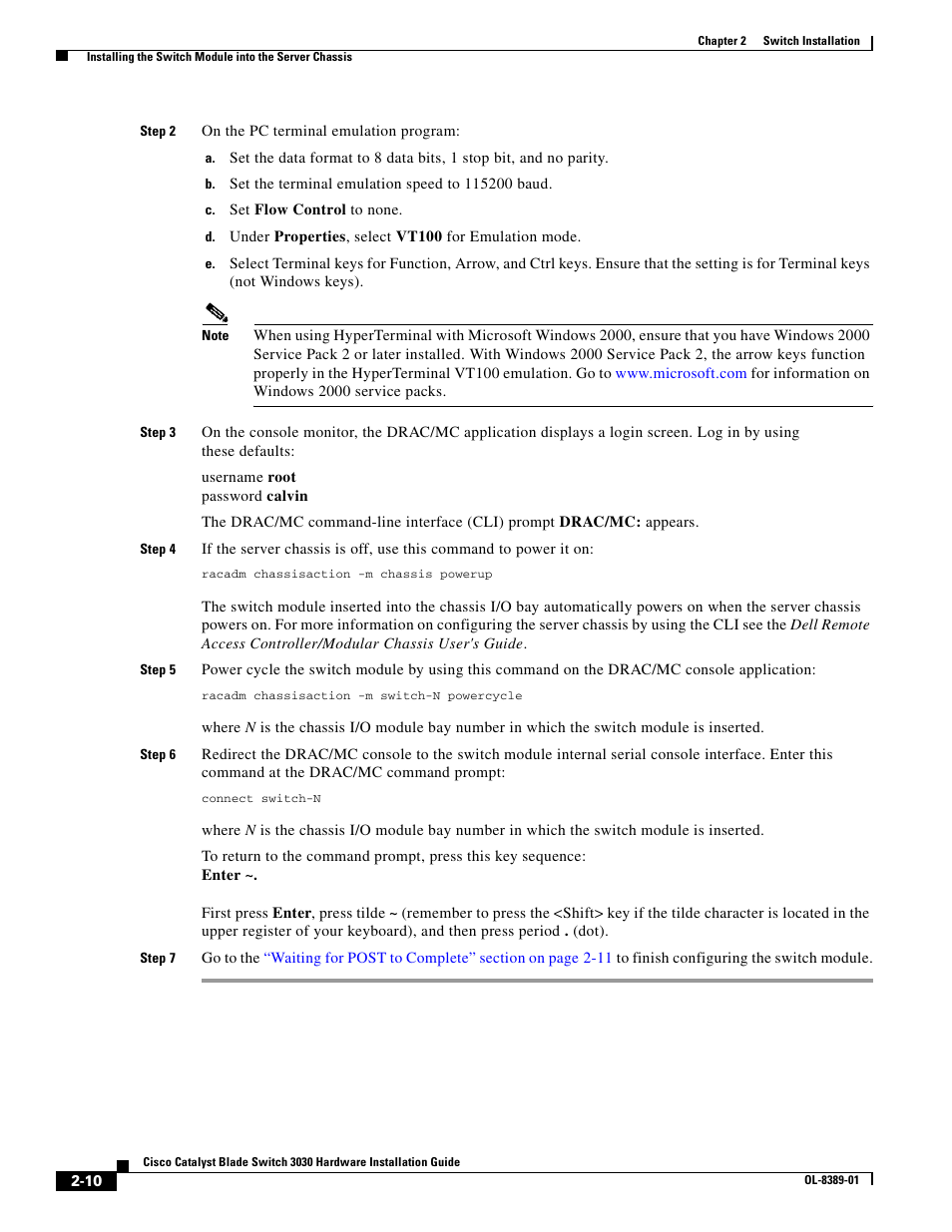 Cisco 3030 User Manual | Page 38 / 72