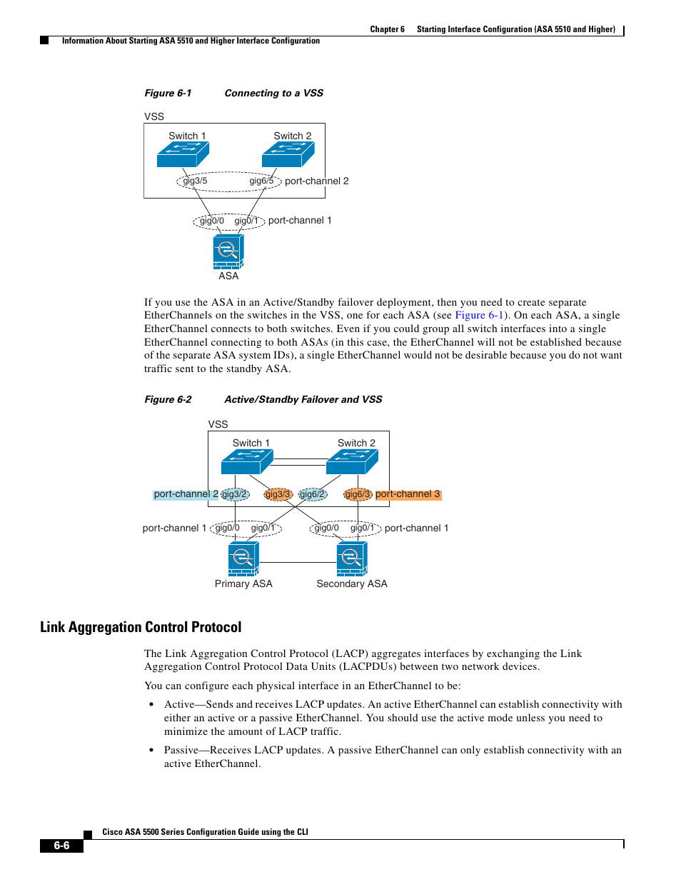 Link aggregation control protocol, Figure 6-1 | Cisco ASA 5505 User Manual | Page 248 / 1994