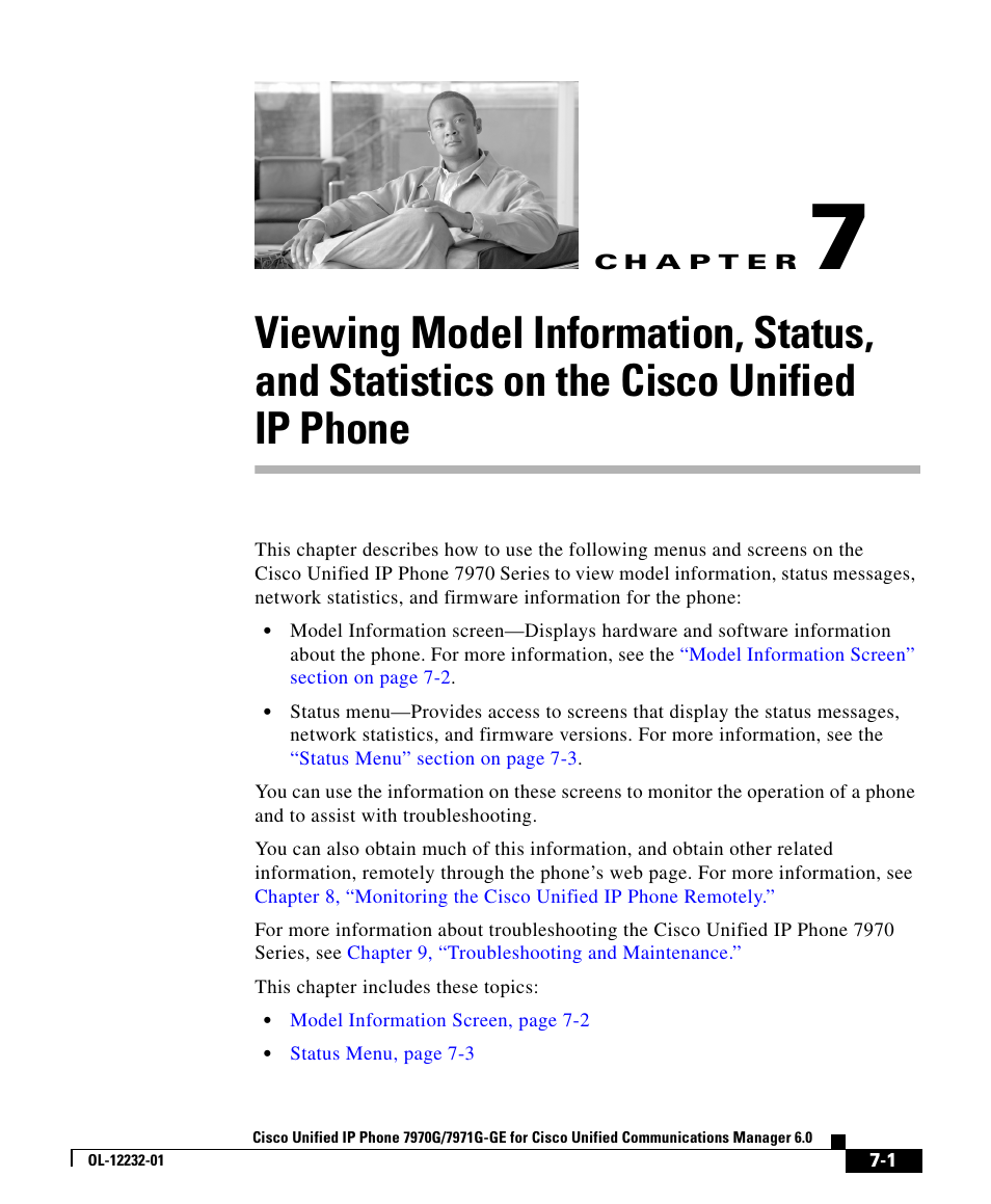 Cisco 7971G-GE User Manual | 22 pages