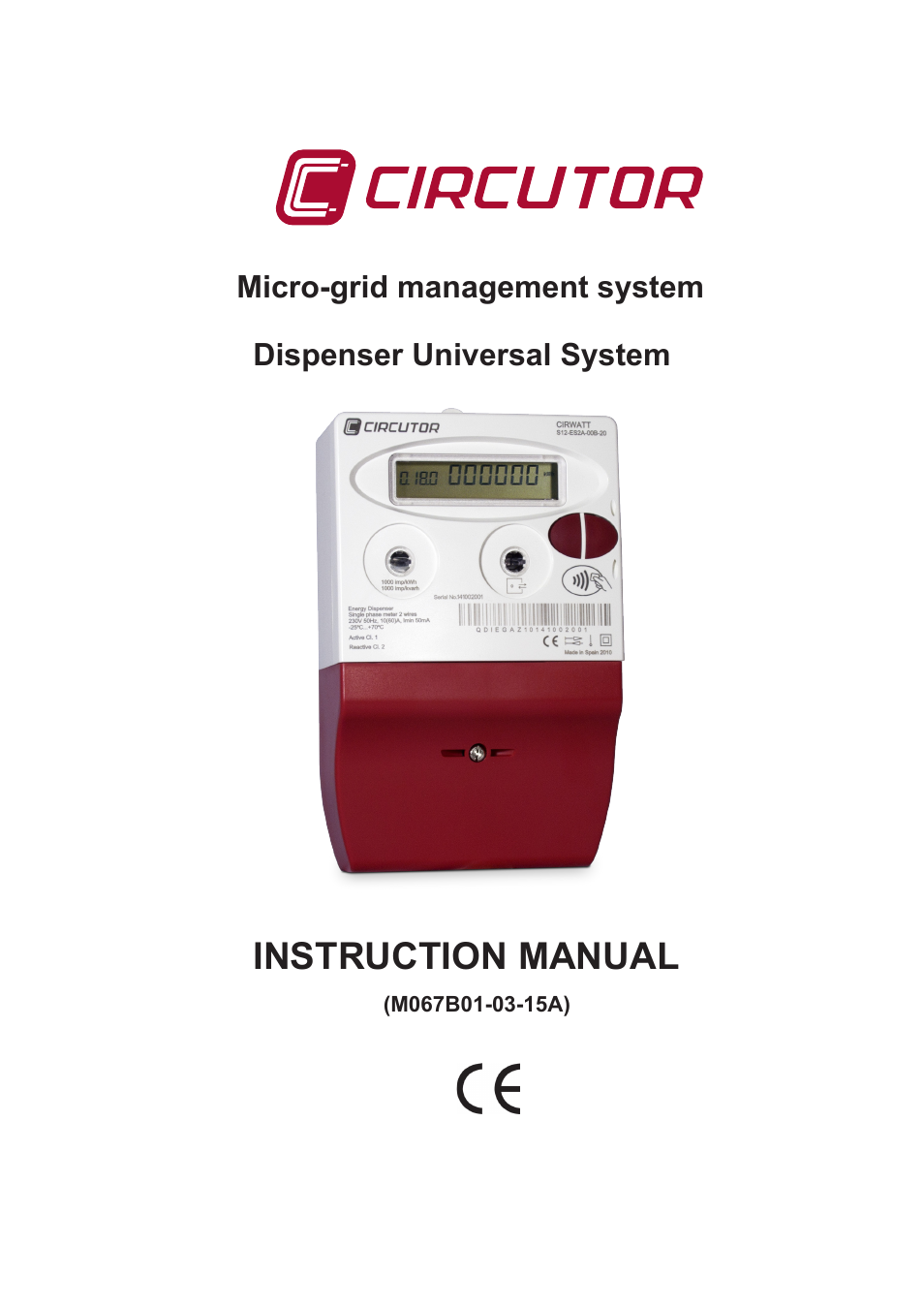 CIRCUTOR DISPENSER Series User Manual | 124 pages