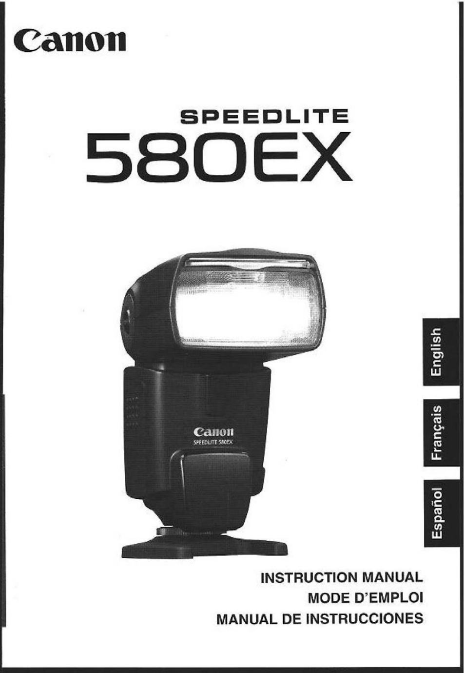 Canon 580EX User Manual | 58 pages
