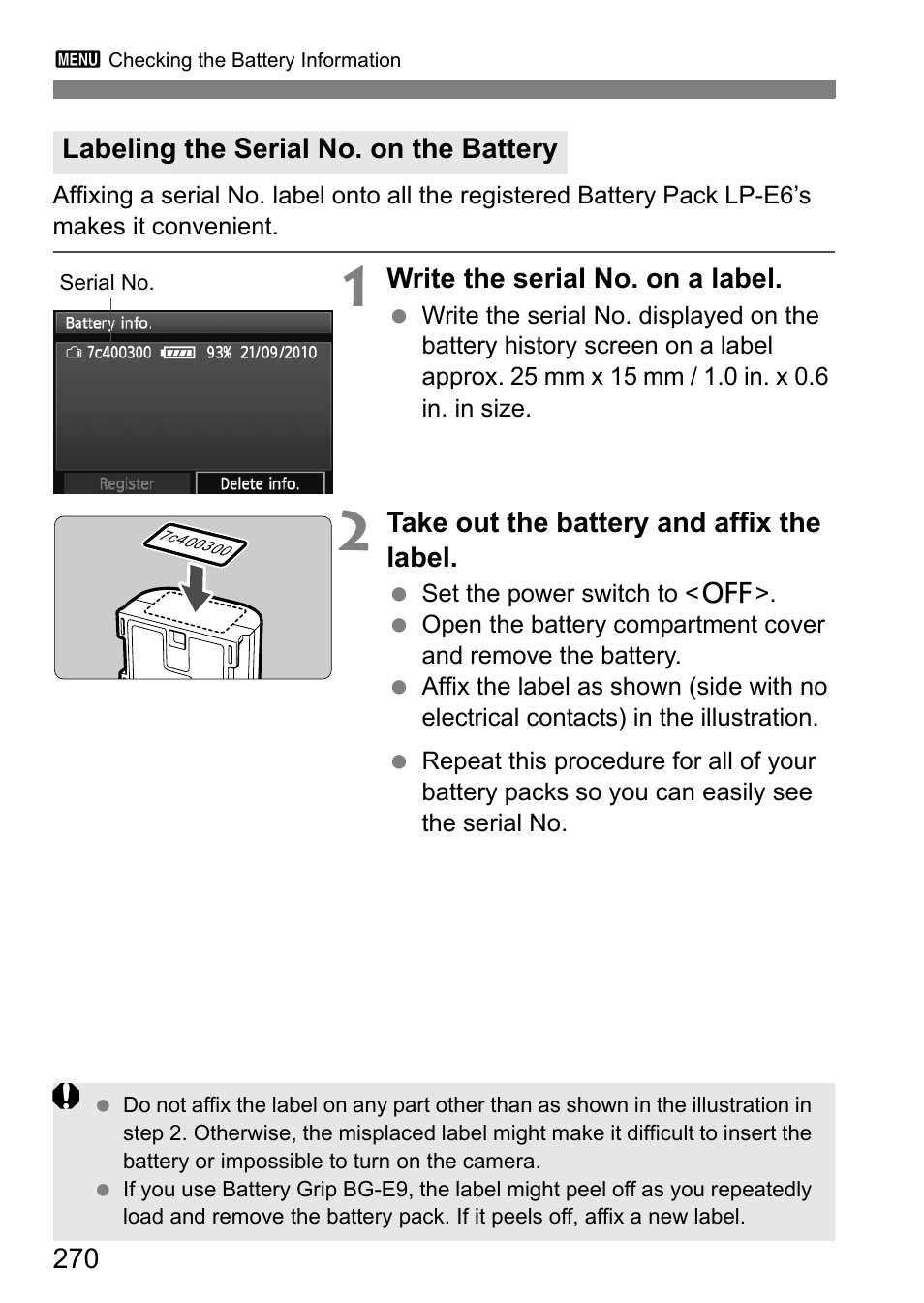 Canon EOS 60D User Manual | Page 270 / 320