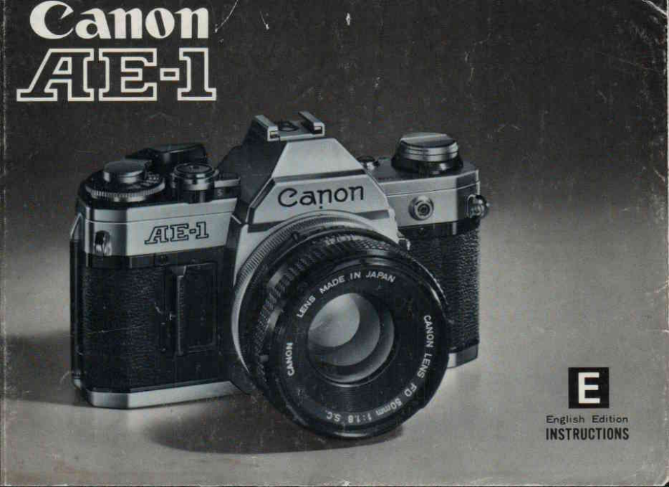 Canon AE-1 User Manual | 138 pages