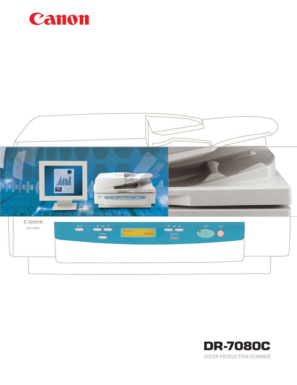 Canon COLOR PRODUCTION SCANNER DR-7080C User Manual | 4 pages