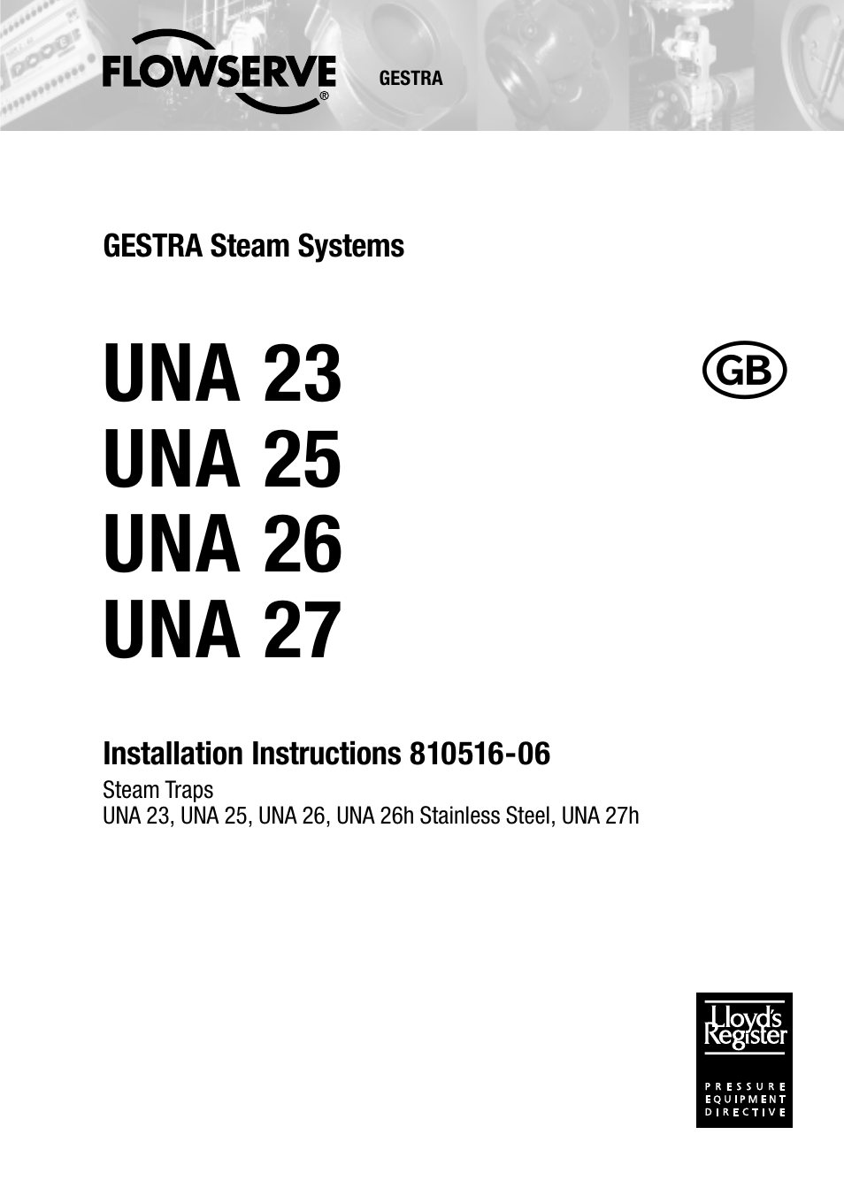 Flowserve UNA 23 User Manual | 24 pages